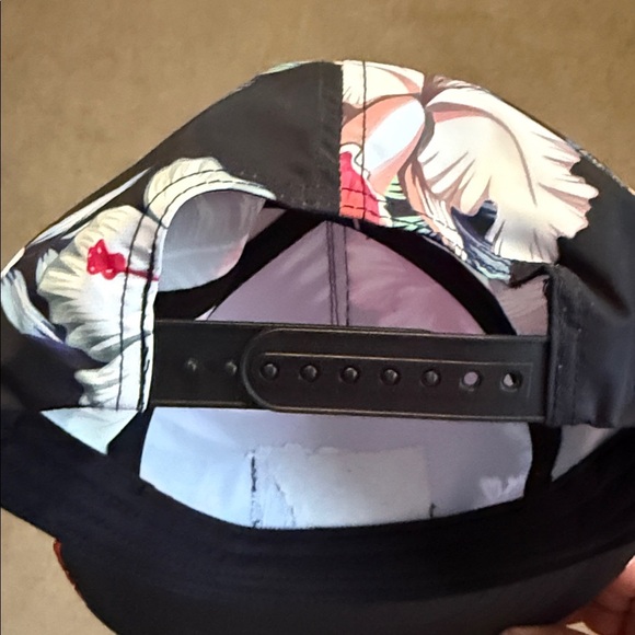 TRULY Floral Cap - Black, Red, and Blue - Picture 8 of 8